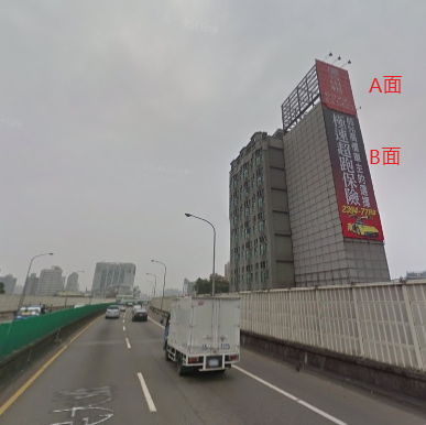 市民大道停車塔廣告牆出租(A面)